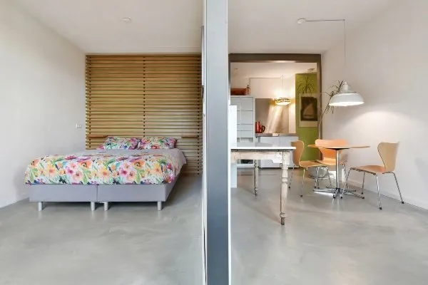 slaapkamer woon beton